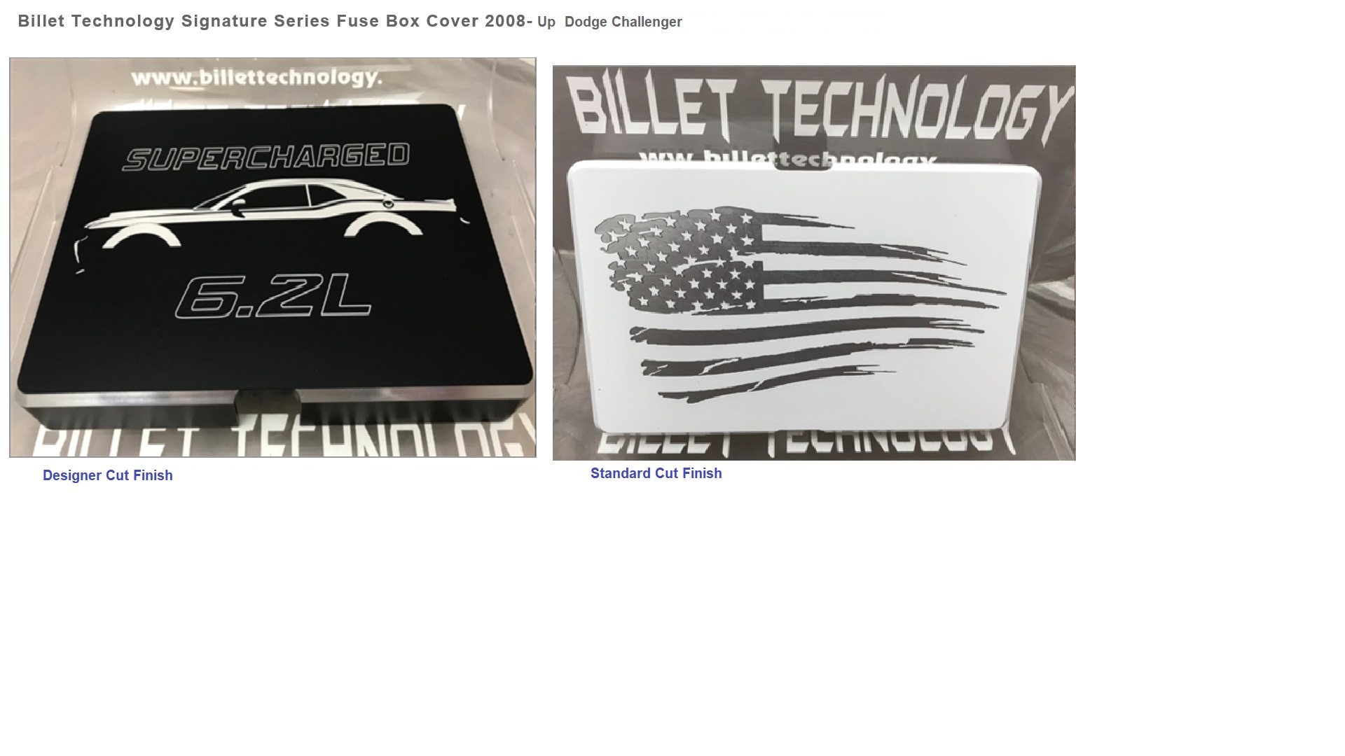 Billet Technology Fuse Box Cover 08-14 Dodge Challenger Billet Technology Fuse Box Cover 08-14 Dodge Challenger